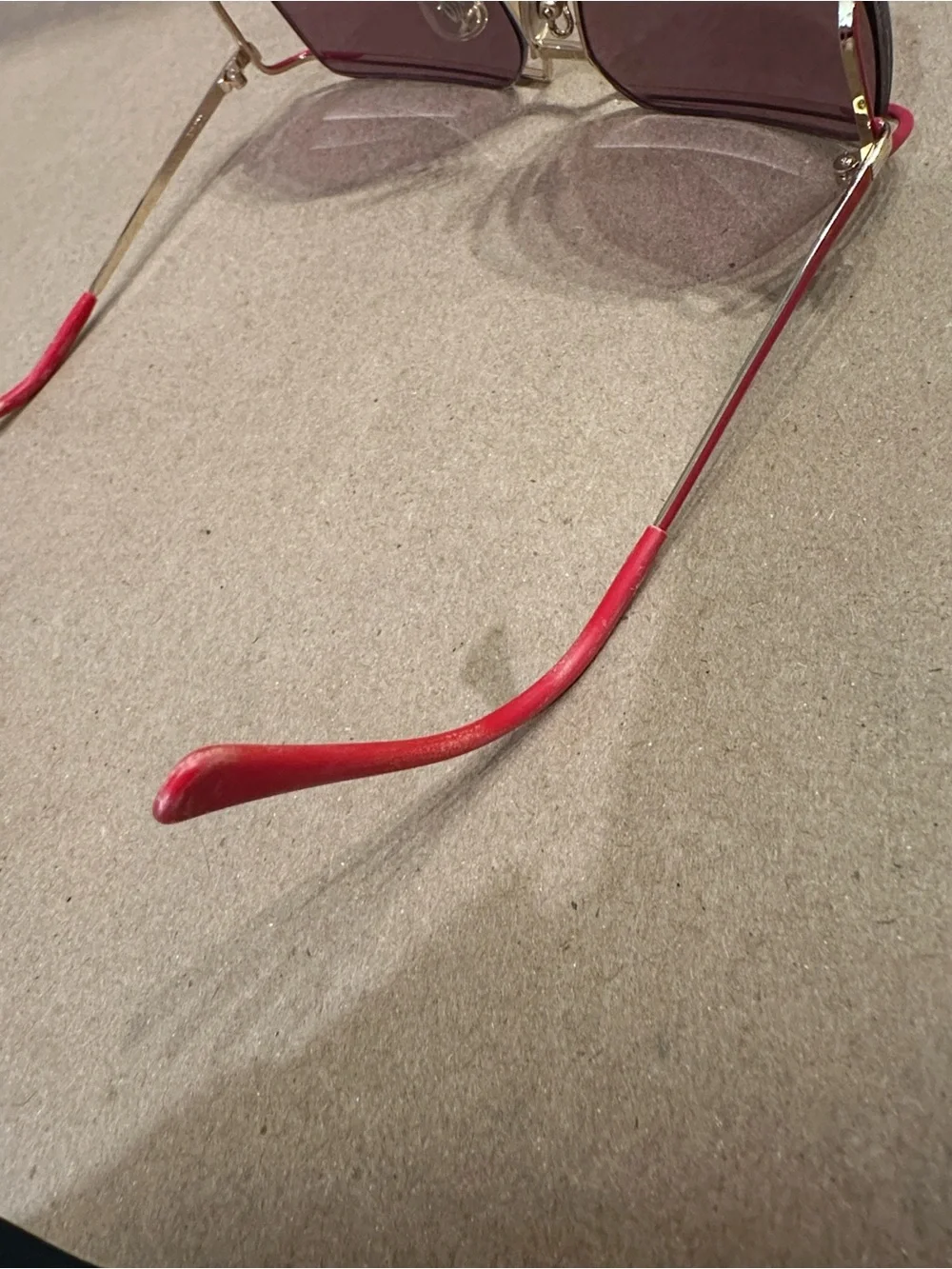 Vintage Tura 425 sassy red sunglasses
